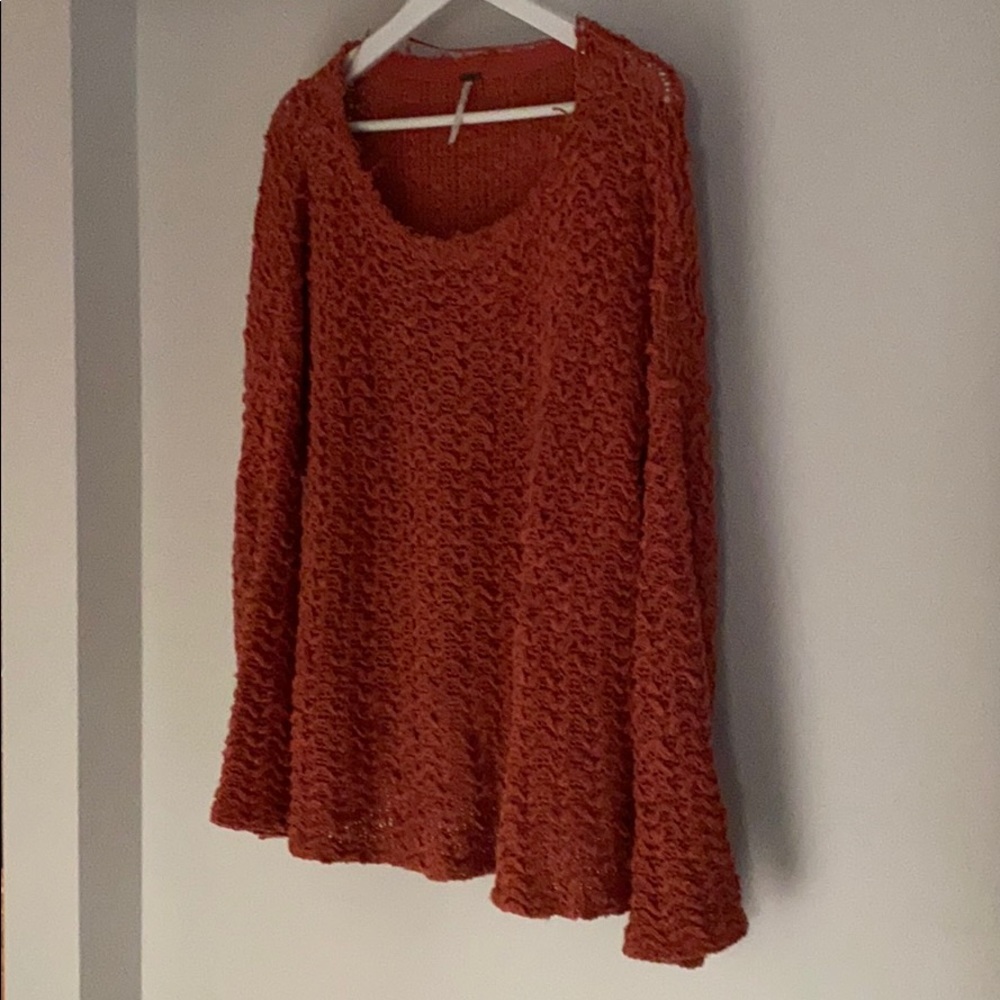 Free People sweater - coral color - Size Small